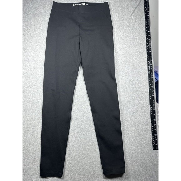 Betabrand Dress Pants‎ Womens Small Black Pull On Straight Leg Mid Rise - Picture 1 of 5